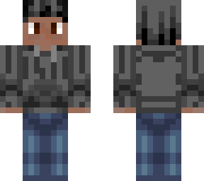 black hoodied boy