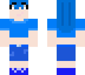 blue girl