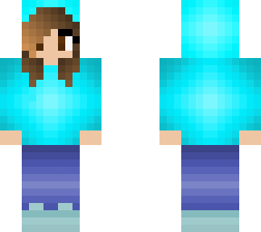 blue girl hoodie:)