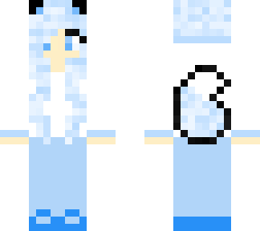 blue ice wolf hood off