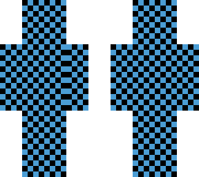 carolina blue/ checkered