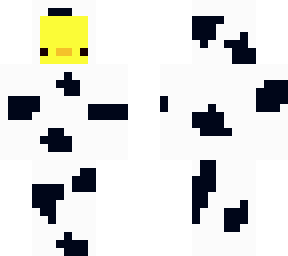 duck in cow onesie