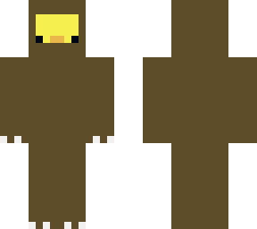 duck in sloth onesie