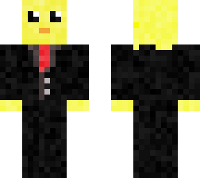 duck with a suit