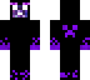 galaxy slime in enderman onsie