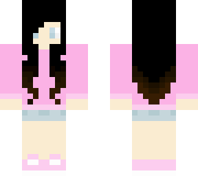 girl in pink