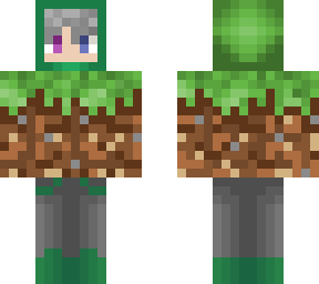 grass block hoodie dude <333