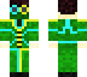 green futuristic student