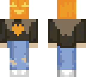 halloween pumpkin head