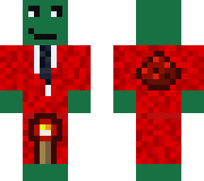 mightymummy in redstone suit