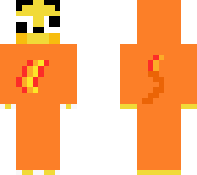 original derpy peachu  in a charmander onesie