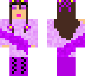 purple lady