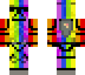rainbow commander worn