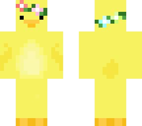 rainbow flower crown ducky