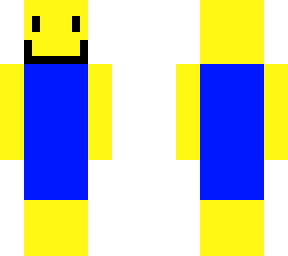 roblox noob (skin) but in minecraft