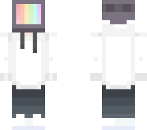 tv man with white hoodie