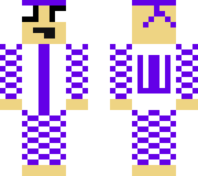 white and purple checkerboard