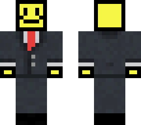yellow skin (with suit, has a yellow skin under the suit)
