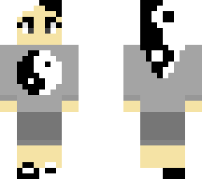 yin yang girl skin