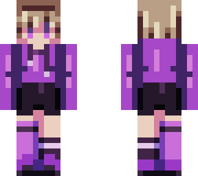 * purpled *