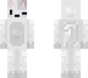 . white knitten .
