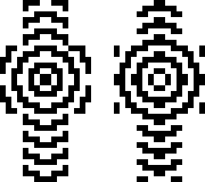 b&w circles