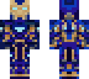 blue iron man