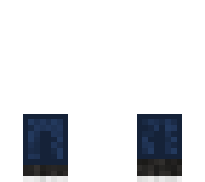 blue shoes and black shoes with white shoe bottom