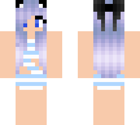 blue swim suit