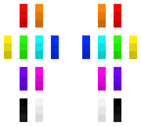 bright colors
