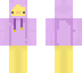 duck in hoodie (purple)