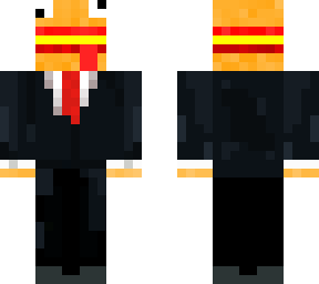 durr burger in a suit