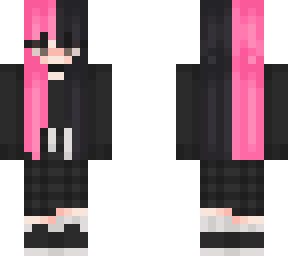 girl/w black& pink hair