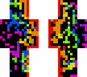 glitched rainbow