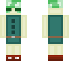 green mushroom man