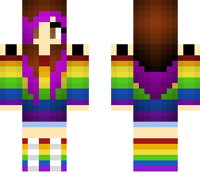 lgbt girl emo rainbow