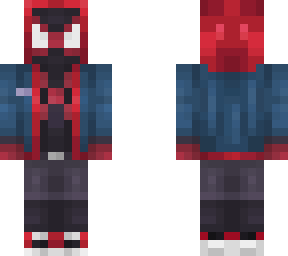 spiderman  Miles morales, Spiderman, Minecraft skins