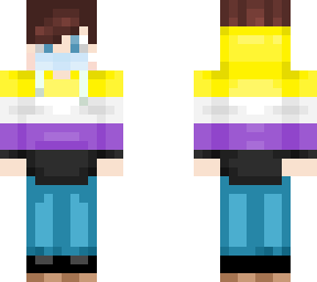 non binary hoodie kid