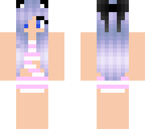 pink swim suit