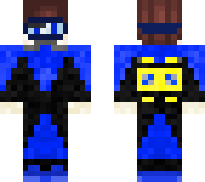 scuba diver (blue suit)