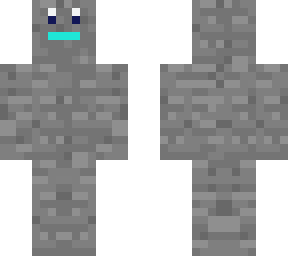 stone man with face