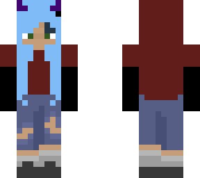 blue haired devil