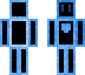 blue lines and black clothes