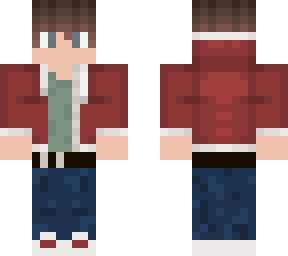 boy red hoodie
