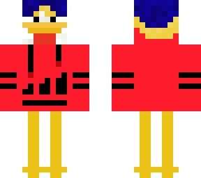 chicken with adidas hoodie