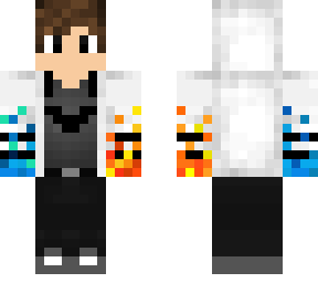 cool fire and ice boy