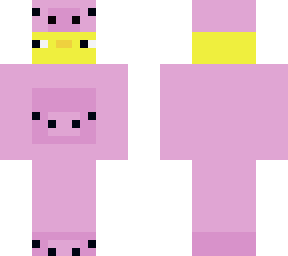 duck in pig costume