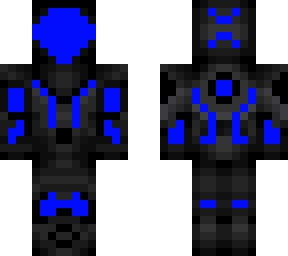 electric robot blue