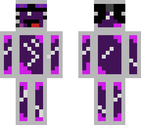 ender crystal derp with a headset and a enderman bandana