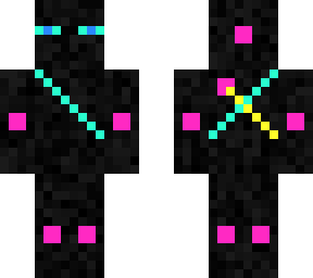 ender man with ender staff